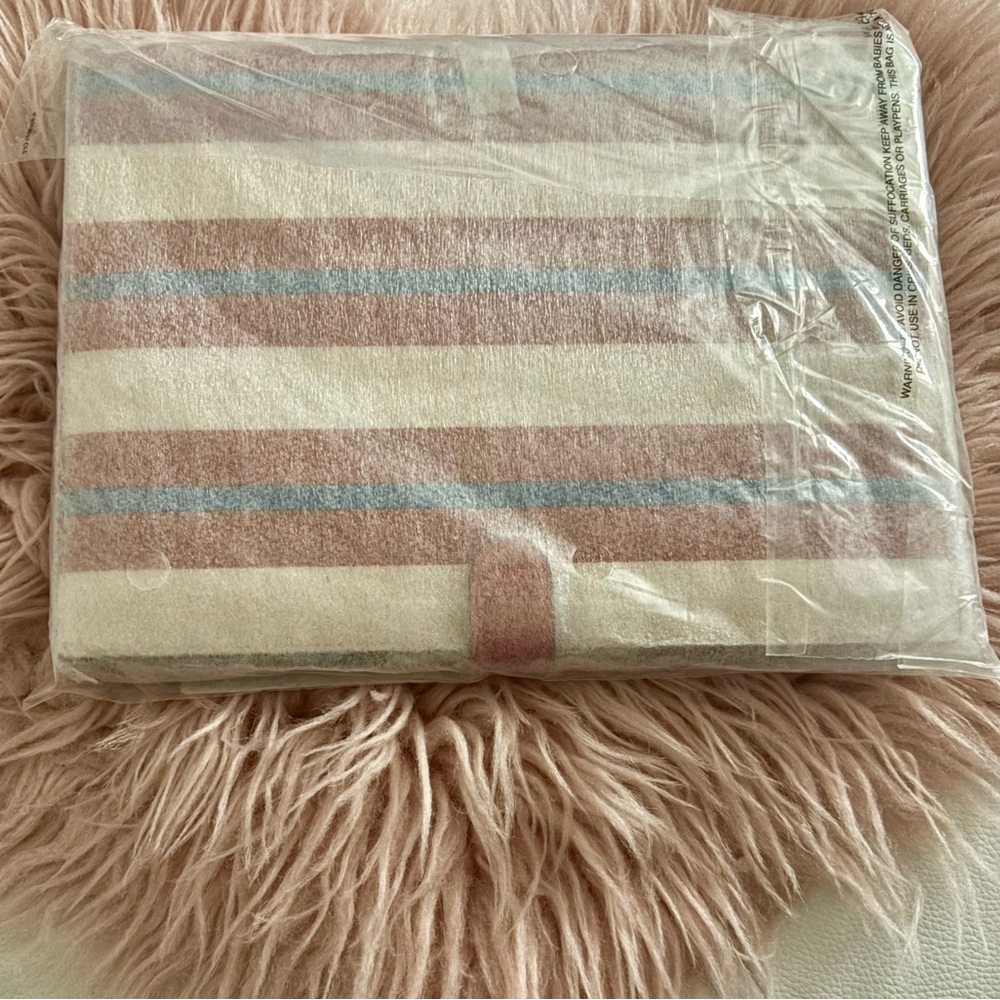 NEW Coach Coated Canvas Chalk Multi Stripe Notebook Journal Diary Agenda - Picture 12 of 15